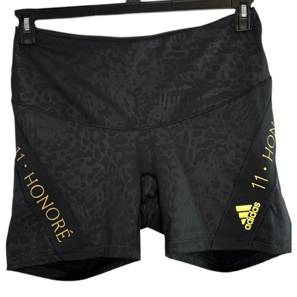 Adidas 11 Honor Short Tights Training Black Camo w/ Gold ‎ in Size 1X NWT - Picture 1 of 13